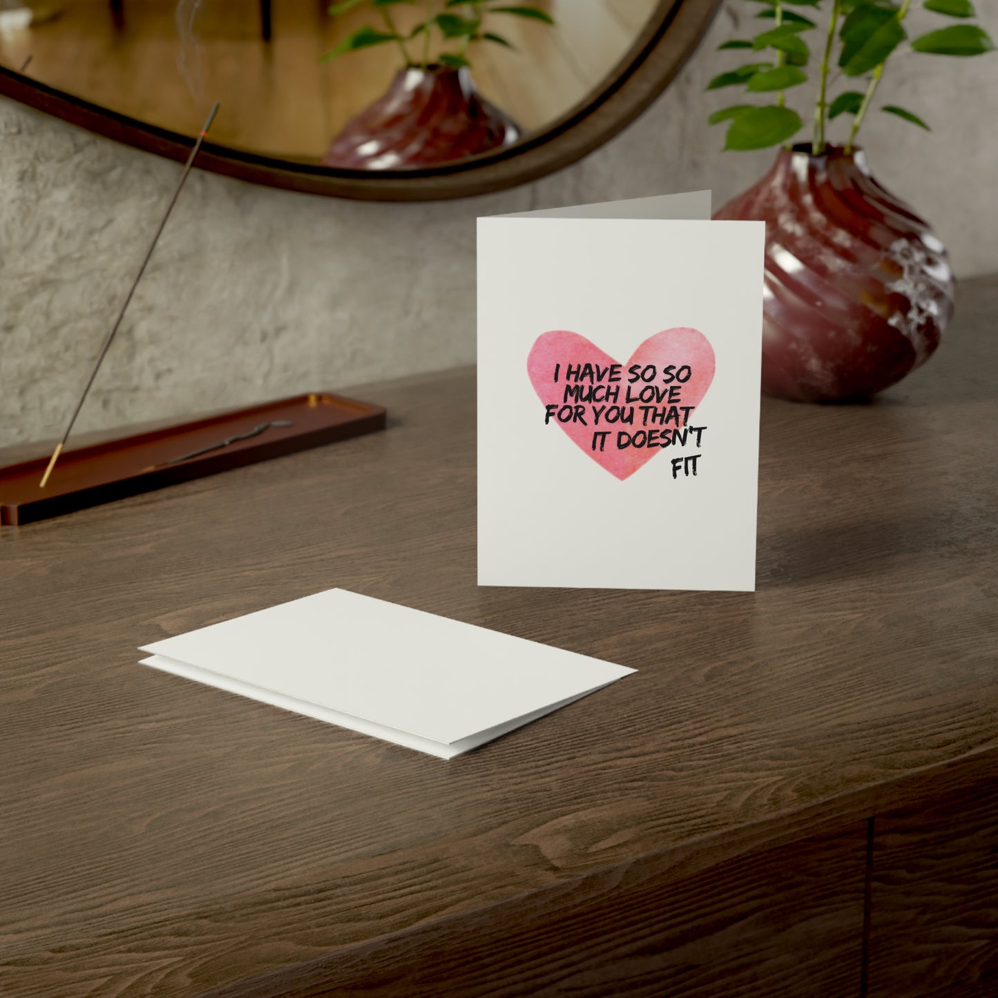 I have so much love for you it doesn't fit Card | 5x7 | I love you Card | Thankful Card | Bestfriend Card | Boyfriend Card | Girlfriend Card | Friend Card