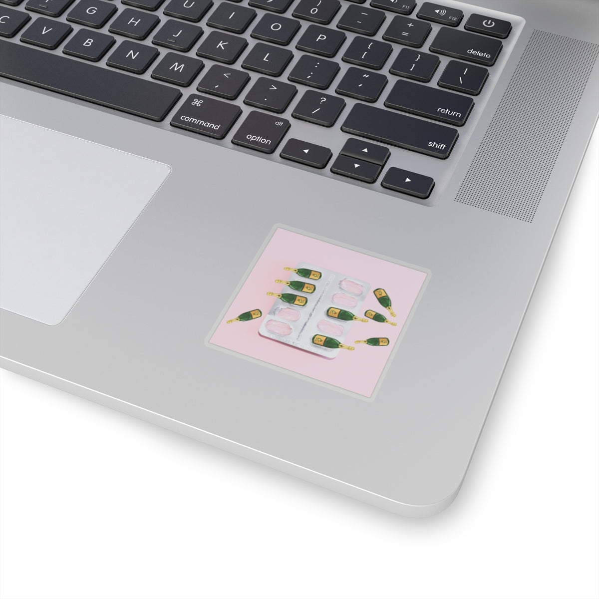 Pop of Champagne Sticker | Laptop, Cup, Notebook Sticker | Celebration Sticker