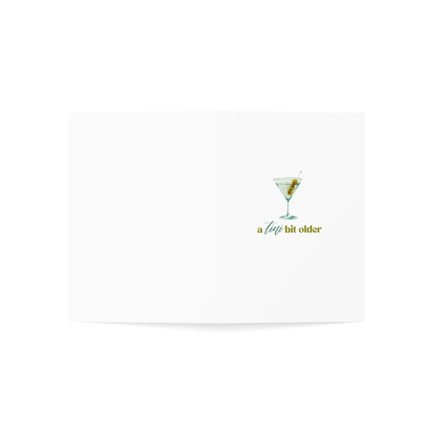 A Tini Bit Older Birthday Card