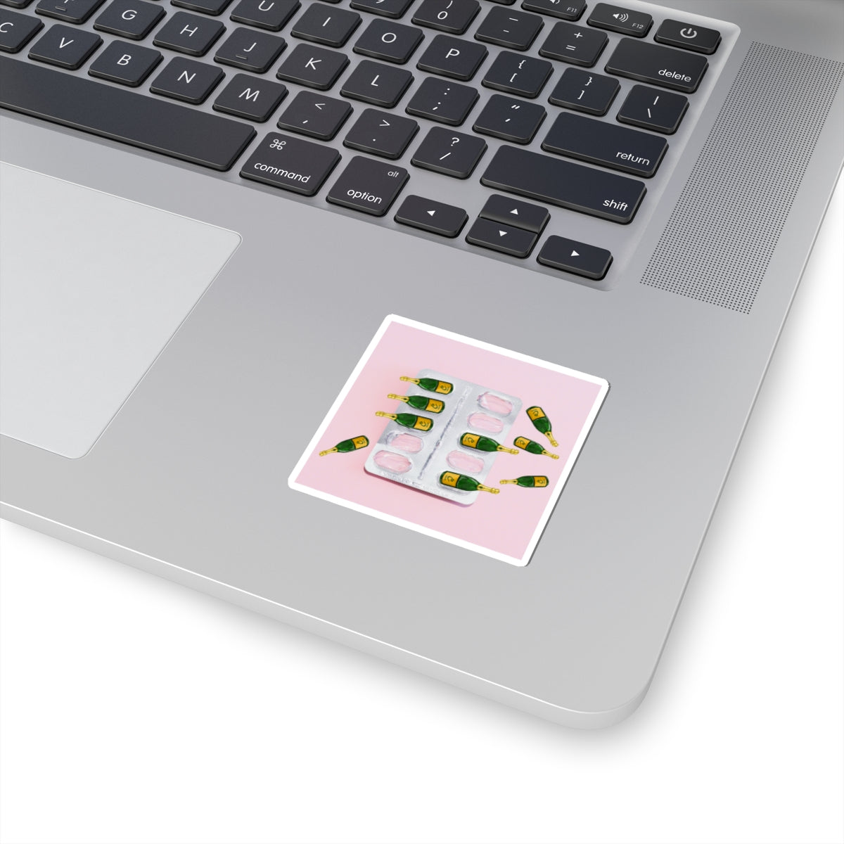 Pop of Champagne Sticker | Laptop, Cup, Notebook Sticker | Celebration Sticker
