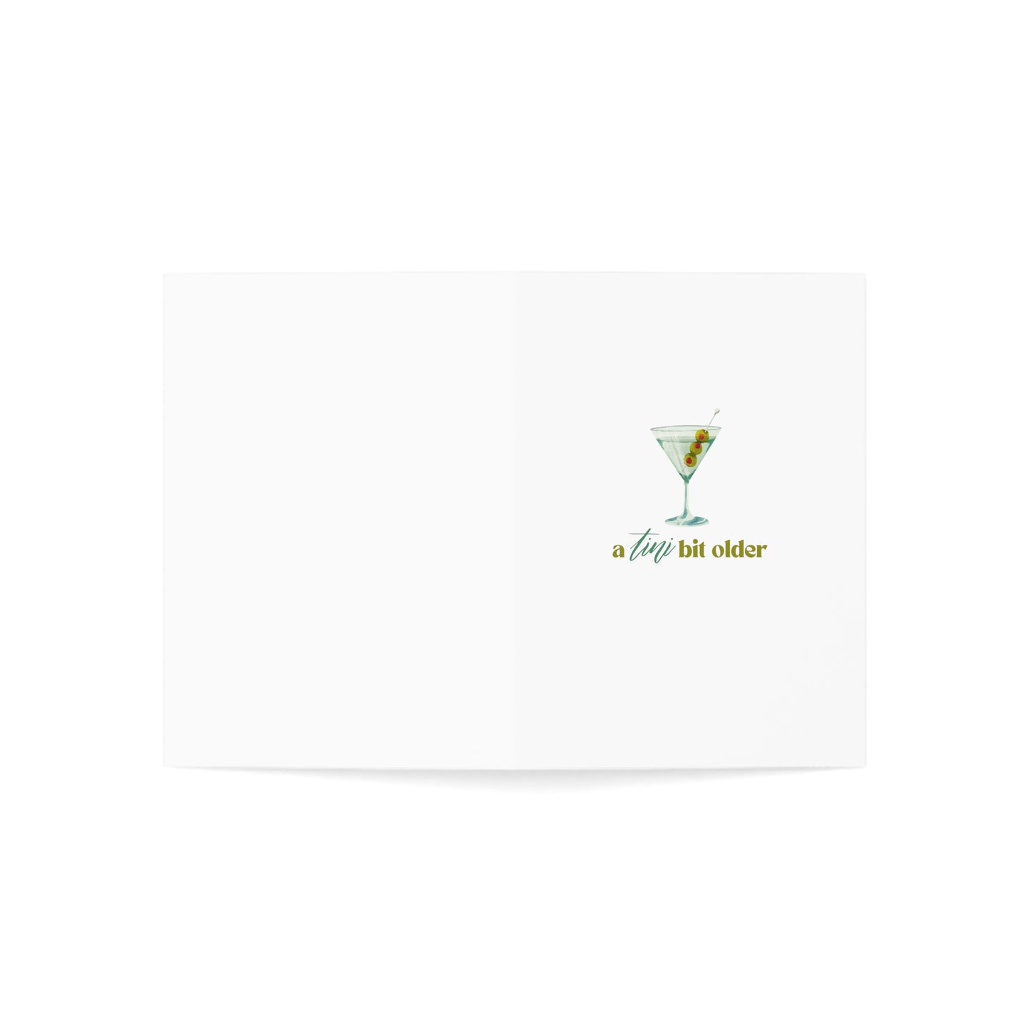 A Tini Bit Older Birthday Card