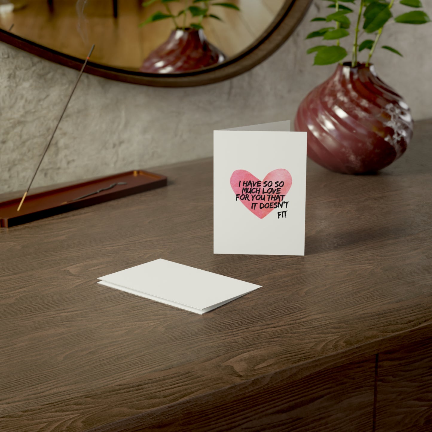 I have so much love for you it doesn't fit Card | 5x7 | I love you Card | Thankful Card | Bestfriend Card | Boyfriend Card | Girlfriend Card | Friend Card
